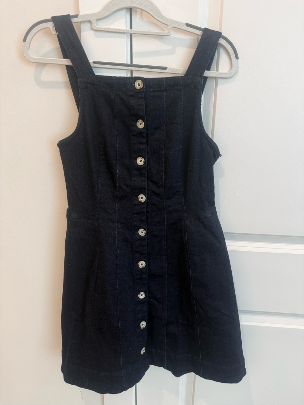Free People Denim Mini Dress Size XS - Picture 4 of 10